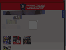 Tablet Screenshot of feuerwehr-klosterneuburg.at